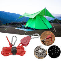 6Pcs Cuerda De Atado Para Acampar 4mm Afinador De Cuerda De Viento Hebilla De Pulley Ratchet Gancho De Cuerda De Tenda Accesorios De Tenda - details 7