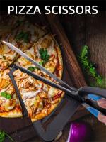 Tijeras De Pizza Multiusos En Acero Inoxidable Con Espátula Desmontable Herramienta De Corte Y Hornear Para La Cocina - details 0