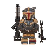 8 Unidades de infantería pesada Mandalorian minifiguras set juego figuras acción - details 2