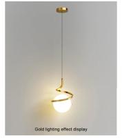 Lámpara Colgante Nórdica LED Para Dormitorio Y Sala De Estar Iluminación Interior Decorativa Para Mesa De Comedor Y Hogar - details 12