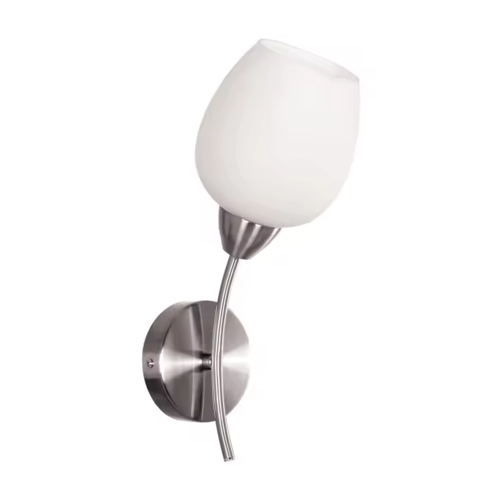 Lámpara de Pared Navia, Metal, Blanco, 12,5x16x33,5 cm - 1