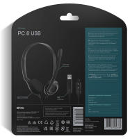 EPOS Sennheiser PC 8 USB Auriculares de Diadema con Micrófono, Cancelación de Ruido, Sonido Estéreo, Color Negro - details 2