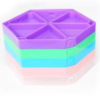 Kit De Paleta De Diamante 7 En 1 Con Almacenamiento Hexagonal De Gran Capacidad Y Pluma De Diamante Herramientas Para Pintura Y Bordado Artísticos - details 8