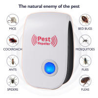 Rechazador De Plagas Electrónico Ultrasonido Repelente De Ratas Y Cucarachas Control De Plagas Doméstico Asesino De Mosquitos Con Enchufe EU US - details 10