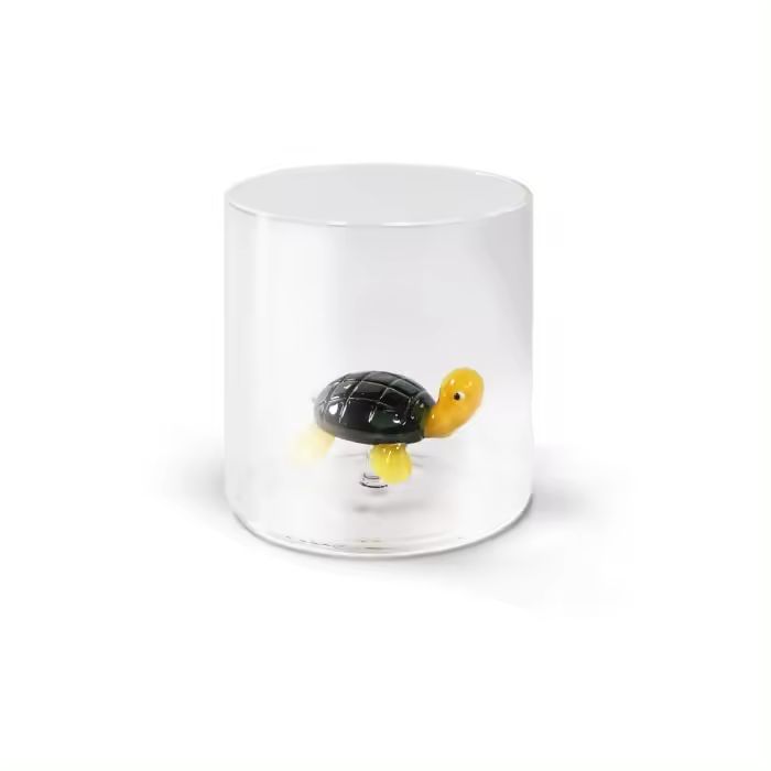 WD LifeStyle Borosilicato Cc Vidrio 250 ml Tortoise Decor - 1
