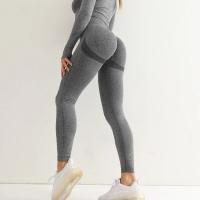 Leggings Deportivos Sin Costuras Para Mujer Cintura Alta Elástica Sólida Yoga Gimnasio Entrenamiento Pantalones De Correr Accesorios De Gimnasio - details 8