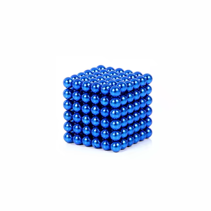 Bolas magnéticas - Azul cielo mate Juego de (3 mm) 1000 bolas mágicas coloridas Juguete de escritorio divertido para aliviar el estrés para adultos - Mashable Smashable Buildable，jugetes para niños,Regalo de Navidad - 1