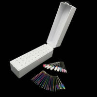 Kit De 30 Piezas En Brocas Para Uñas Con Diamante Cerámico Y Carburo Eliminador De Cutícula Para Manicura Y Pedicura En Casa Y Salón De Belleza Herramientas De Acrílico Gel - details 2