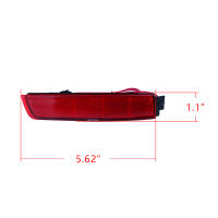 Lámpara De Freno Trasera LED Roja Para Nissan Juke Murano Sentra Quest Infiniti FX35 FX37 F50 QX70 Reflector De Parachoques Instalación Directa Reemplazo Útil Para Coches - details 3