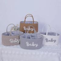 Bolsa De Pañales Multifuncional Para Viajes Portátil Para Mamá Cesta De Almacenamiento De Pañales De Algodón Con Cordón Estilo Unisex - details 0