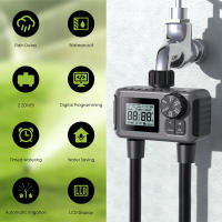Timer De Riego Automático Para Jardín Con 2 Salidas Sistema De Riego De Infiltración Programable Inteligente LCD Herramienta De Riego - details 4