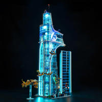 Set De Iluminación LED LocoLee 76269 Para Bloques De Construcción Avengers Tower Accesorios De Iluminación Incluidos - details 8