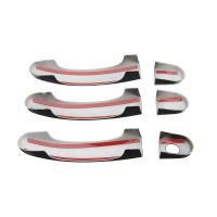 Set De 6 Cubiertas De Manija De Puerta En Fibra De Carbono Para VW Transporter T5 T6 Caddy 2003-2015 Accesorios Exteriores - details 4