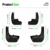 Pardas De Barro Para Honda Fit Jazz GK5 MK3 2014-2017 Protección Contra Salpicaduras Guardabarros Accesorios De Coche - details 0