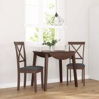 vidaXL Sillas de comedor 2 unidades madera maciza de caucho en color Natural/blanco y natural/Marrón y claro y más | cómodas modernas ergonómicas para comedor cocina salón hogar - details 5