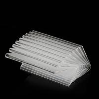 Portadores De Etiquetas De Precios Claras 10pcs Mini Rack De Etiquetas De Plástico Y Acrílico Soporte De Tarjetas De Exhibición Para Joyería - details 2