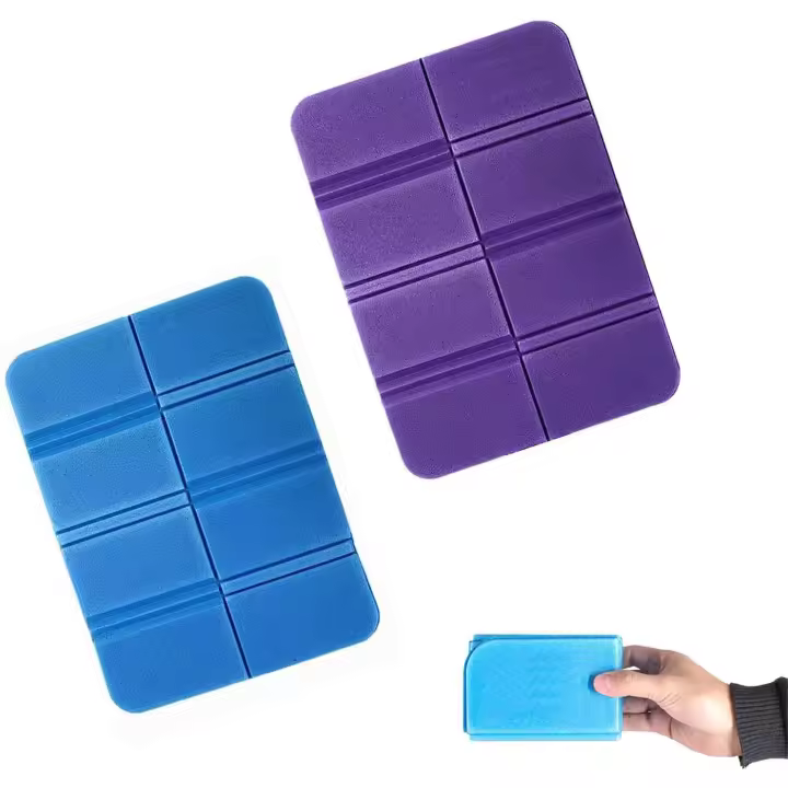 2 alfombrillas de asiento plegables a prueba de humedad, portátiles, impermeables, para exteriores, para acampar, parques, picnics, senderismo, parques de juegos. - 1