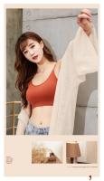 Sujetador De Mujer Sin Aros De Talla Completa Transpirable Para Dormir Y Fitness Top Deportivo De Alta Calidad Confortable Para Correr - details 1