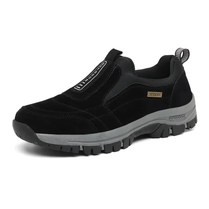 Zapatos De Hombre Casual Transpirables De Cuero Sintético Antideslizantes Para Primavera Y Otoño Talla Verdadera Cómodos - 1