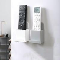Soporte De Teléfono Adhesivo Organizador De Control Remoto Para TV Y Aire Acondicionado Ecológico Plástico Montado En La Pared - details 11