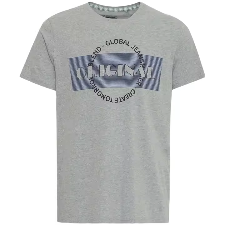 Camiseta de Manga Corta Blend  para hombre en color gris - 1