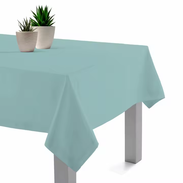 Mantel Resinado Antimanchas Net Azul 140x140, 140x200, 140x250, Impermeable, Fácil de limpiar, Comedor, Cocina PADUANA - 1