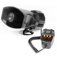 Alarma De Coche Con 7 Sonidos Altavoz Fuerte 12V Sirena Air Horn Megáfono Bocina Policia Firemen 110DB Para Camión - details 1