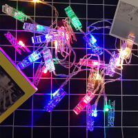 Luces De Cinta LED Con Clips Para Fotos Y Ropa Operadas Por Batería USB Para Decoración De Navidad Y Halloween En El Hogar - details 5