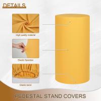 5pcs Soportes De Cilindro Para Decoración De Cumpleaños Y Bodas Cubiertas De Spandex Metálicos Elásticos Sin Estantes - details 1