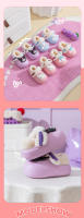 Sanrio Kuromi Mymoledy Pantuflas De Algodón Para Niños Invierno Antideslizantes Talla True Fit Material EVA Suave Y Cálido Para Niñas - details 7