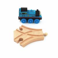 Accesorios De Pista De Tren De Madera Compatible Con Todas Las Marcas De Trenes Pista De Ferrocarril De Madera Para Juegos Educativos Para Niños Aged 4-6 - details 15