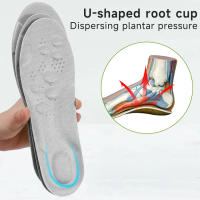 Almohadillas De Calcetín Deportivas De Látex Para Hombres Y Mujeres Absorción De Choque 4D Desodorizante Transpirable Almohadillado De Arco Ortopédico Insertos Para Zapatos - details 4