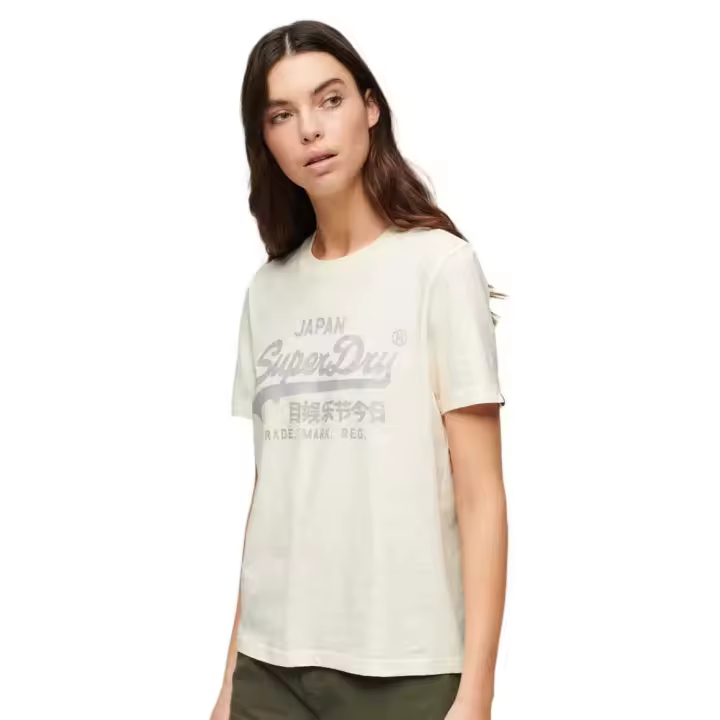 Superdry Camiseta De Manga Corta Metallic Vl Relaxed - 1