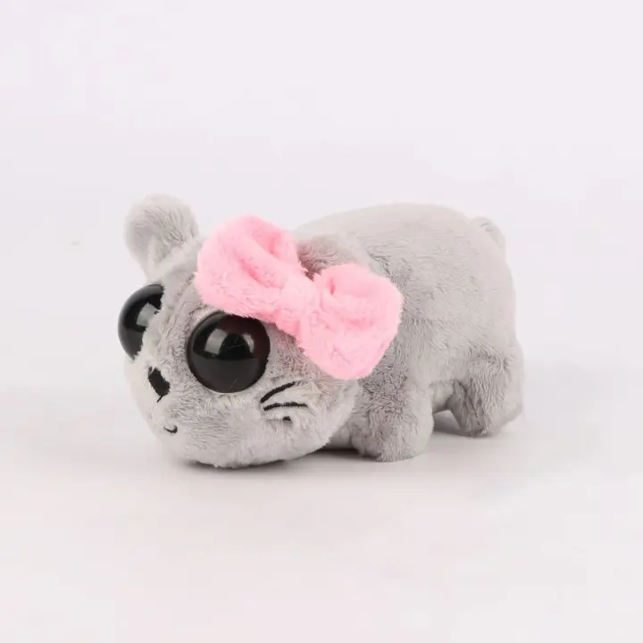 Peluche De Hamster Triste Musical Suave Y Kawaii Juguete De Peluche Animal Para Regalo De Navidad O Cumpleaños Para Niños Mayores De 14 Años - 1