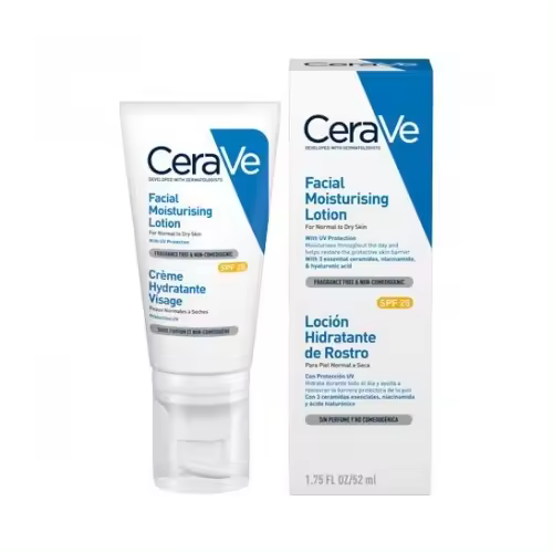 Cerave Loción Hidratante Facial SPF25 Piel Normal 52 ml - 1