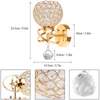Lámpara De Pared Moderna De Cristal Sconce Iluminación Fixturada E14 Para Dormitorio Baño Estilo Retro Industrial Decoración De Hogar Y Sala De Estar - details 3