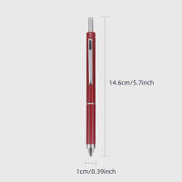 1pc 4-en-1 Pluma De Metal Multicolor Con Sensing De Gravedad Y Lápiz Automático Rojo Azul Y Negro Pluma Ballpoint Para Oficina Y Escuela - details 2