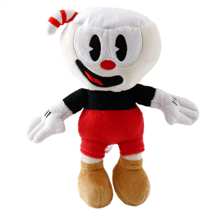 Muñeco De Peluche Cuphead Estilo 13 Mugman El Calice Juguetes De Peluche Suaves Para Niños Regalo De Cumpleaños Y Navidad - 1