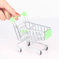 Carro De Supermercado Miniatura Para Niños Juguete De Decoración Doméstica Y Almacenamiento Estilo Moderno Material Metálico Y Plástico - details 4
