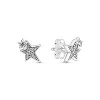 Pendientes colgantes Pandora de plata de ley S925 con caja original - details 0