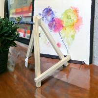 MINOKUA - Caballete de Madera de Pino 30cm | Soporte de Lienzos | Pinturas Al Óleo y Acrílicas - details 1