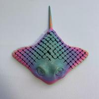 Decoración 3D De Rayo Manta En Estilo Estereoscópico Animal Oceanográfico Regalo Creativo Hecho a Mano Para Descompresión - details 4