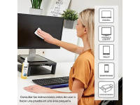 Fellowes Spray Limpieza De Pantallas, Blanco, Único, Kit de Limpieza, Elimina Suciedad y Polvo en Tablets, iPad, Smartphones, Pantallas de Monitores o Portátiles y Superficies de Cristal de Fotocopiadoras y Escáner - - details 0