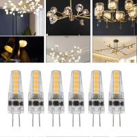 10PCS G4 Bombillas LED 3000K Iluminación Blanca Cálida Regulable G4 Bi-Pin Bombilla LED 2W Equivalente a 2000lm Brillo AC 12V-24V Kit de reemplazo de bombillas G4 para O - details 0