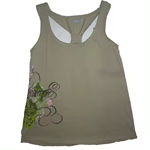 Camisetas  Mujer Creem sin mangas   Verde Rosa L  42 Algodón Verano - 1