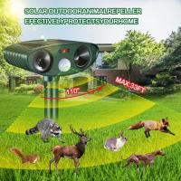 Repelente ultrasónico para Gatos, Repelente de animales con Energía Solar, Con sensor de movimiento - details 0
