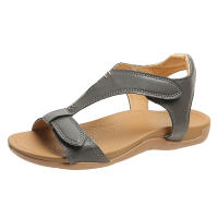 2025 Nuevo Cómode TejidoGrués Sandalias de Mujer Zapatos Velcro Correa Sandalias de Mujer Zapatillas de Mujer - details 3