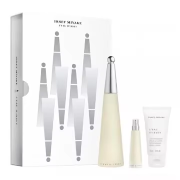 ISSEY MIYAKE L'EAU D'ISSEY EAU DE TOILETTE 100ML VAPORIZADOR + MINIATURA 10ML VAPORIZADOR + LOCION CORPORAL 50ML - 1