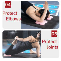 Protector De Rodilla Y Muñeca Antideslizante En Color Sólido Almohadilla Protectora De Codo De Espuma Suave Soporte 1 Pcs Para Yoga Y Mats Antideslizantes - details 1