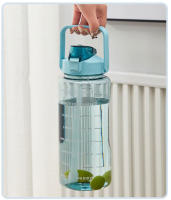 Botella De Agua Portátil De 2L Con Palanca Y Marca De Tiempo Para Deportes Al Aire Libre Y Fitness Juguete De Bebida Ecológico Reutilizable - details 4